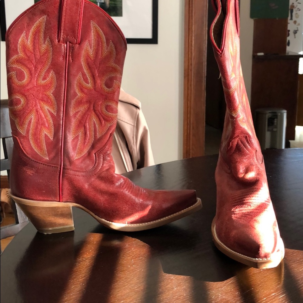 Harley Davidson leather cowboy boots
